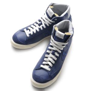 NIKE ナイキ  レザーコンビカモフラ柄スウッシュブレーザーミッドスニーカー BLAZER MID '77 PRM VNTG  [nik1950011]｜lunedomenica