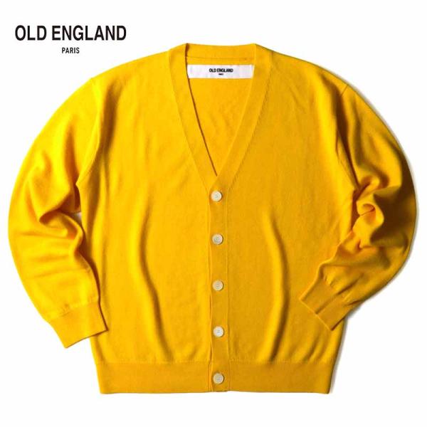 OLD ENGLAND / オールドイングランド CARIAGGI製ウールカシミヤハイゲージVネック...