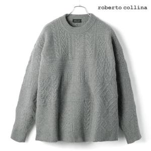 Roberto Collina ロベルトコリーナ メリノウール ハイゲージ クルー