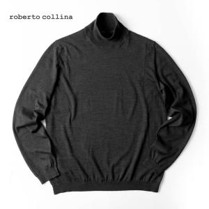 ROBERTO COLLINA（ロベルトコリーナ） メリノウール メンズ モック