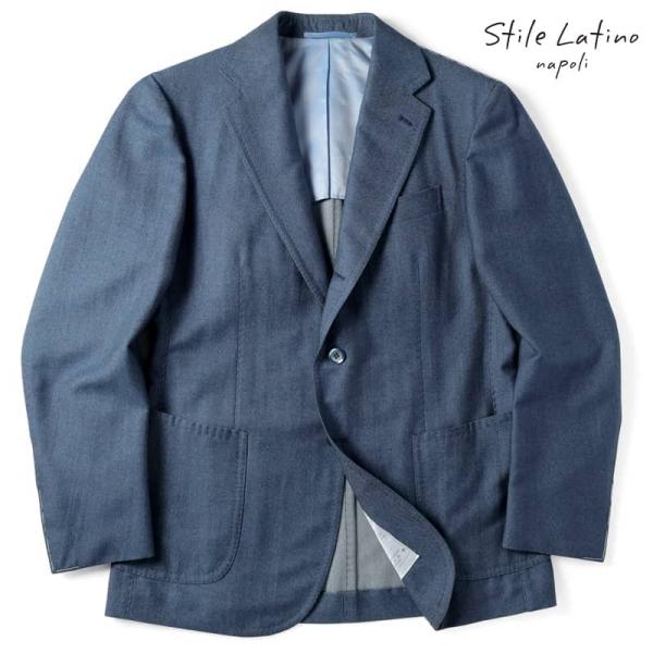 Stile Latino / スティレラティーノ カシミヤウールシルクツイル3Bジャケット(VINC...