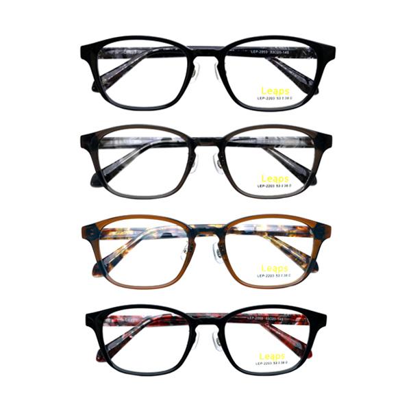 メガネ屋さんが選んだコスパ高メガネ LEP-2203 ウェリントン 眼鏡 軽い 度入りレンズ付き+日...