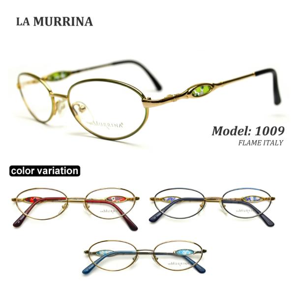 メガネ La Murrina ラ ムリーナ 1009 全4色 オーバル 度付き 眼鏡 イタリア製 2...
