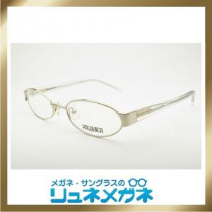 【家用メガネ】メタルフレーム（度入りレンズ付き+メガネ拭き+布ケース付）
