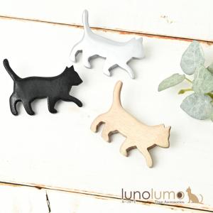 EARTH MADE（アースメイド） フエルトブローチ ネコ NEKO 羊毛 猫 黒猫