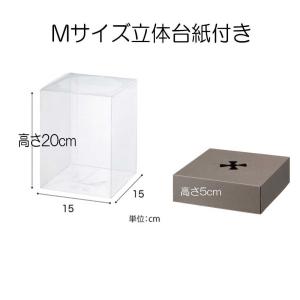 クリアケース Mサイズ立体台紙付き 1個 15...の詳細画像2