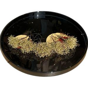 SALE！大地農園 日本製 ゴールド カスミ草 プリザーブドフラワー ５本 h0338g