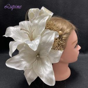 成人式 髪飾り 白 ユリの商品一覧 通販 Yahoo ショッピング