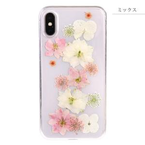iPhoneケース レディース 透明 押し花 ...の詳細画像1