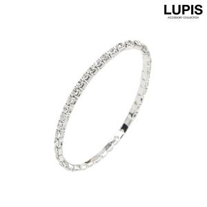 バングル レディース ブレスレット シルバー ラインストーン シンプル ルピス LUPIS｜LUPIS Yahoo!店