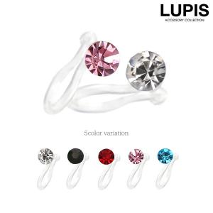 イヤリング ノンホールピアス シンプル ストーン 樹脂 シリコン ルピス LUPIS｜LUPIS Yahoo!店