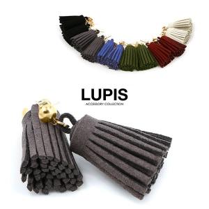 ピアス レディース タッセル フリンジ スエード LUPIS ルピス