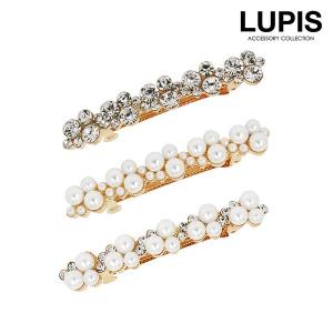 バレッタ ヘアアクセサリー パール ストーン ビジュー 上品 大人 20代 30代 40代 ルピス LUPIS｜lupis