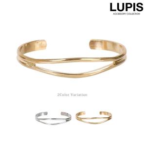 バングル レディース メンズ ブレスレット シンプル ゴールド シルバー ルピス LUPIS｜lupis