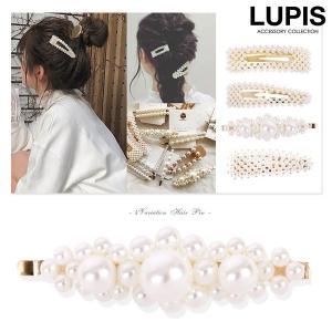 ヘアピン ヘアアクセサリー パール パッチンピン
