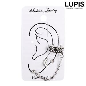 ピアス イヤーカフ セット チェーン シルバー アンティーク ルピス LUPIS｜LUPIS Yahoo!店