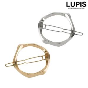 バレッタ ヘアアクセサリー サークル フレーム メタル ゴールド シルバー シンプル 大人 ルピス LUPIS｜lupis