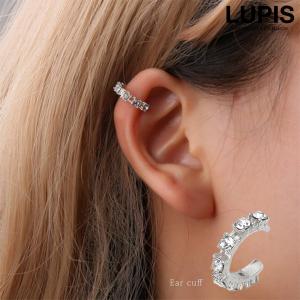 イヤーカフ イヤーカフス シンプル ストーン ゴールド