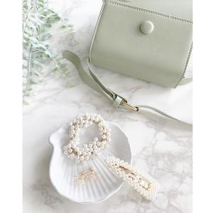 ヘアゴム ヘアアクセサリー パール ボリューム...の詳細画像5