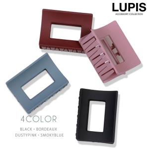 バンスクリップ ヘアクリップ ヘアアクセサリー スクエア