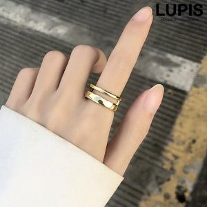 指輪 リング レディース フリー ボリューム ワイド ゴールド シルバー 変形 おしゃれ ルピス LUPIS｜lupis