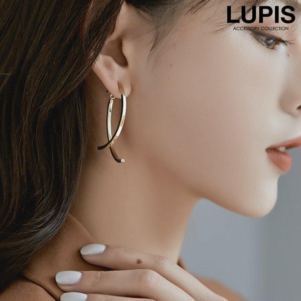 ピアス レディース バックキャッチ カーブ ひねり メタル ゴールド シルバー S925ポスト 高見...