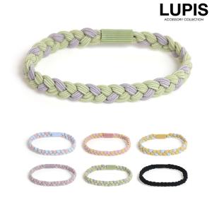 ヘアゴム ヘアアクセサリー 編み込み ミサンガ バイカラー