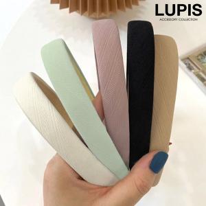 カチューシャ 幅広 ワイド ボリューム ホワイト ベージュ パープル グリーン ブラック 大人 ルピス LUPIS｜LUPIS Yahoo!店