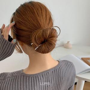 ヘアスティック かんざし U字コーム ヘアアク...の詳細画像1