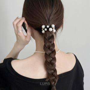 ヘアゴム ヘアアクセサリー おしゃれ パール ...の詳細画像1