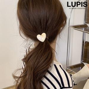 ヘアゴム ヘアアクセサリー ハート ぷっくりハート
