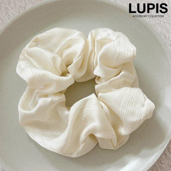 シュシュ ヘアアクセサリー ヘアゴム シンプル エレガント 上品 エアリー シボ加工 まとめ髪 ポニ...