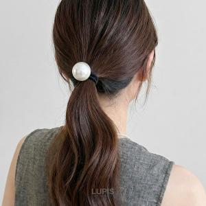 ヘアゴム ヘアアクセサリー パール おしゃれ ...の詳細画像4