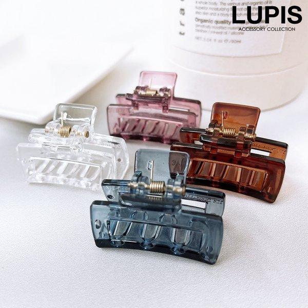 バンスクリップ ヘアクリップ プチクリップ ヘアアクセサリー スクエア シンプル 大人カラー 簡単ア...