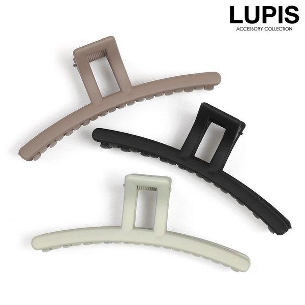 バンスクリップ ヘアクリップ ヘアアクセサリー 大きめ シンプル マット マットカラー カーブ 大人...