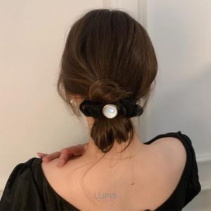 シュシュ ヘアアクセサリー ヘアゴム オーガン...の詳細画像1
