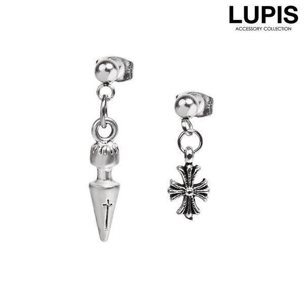 ピアス レディース メンズ ユニセックス 片耳売り クロス スパイク クール かっこいい ペアアクセ...
