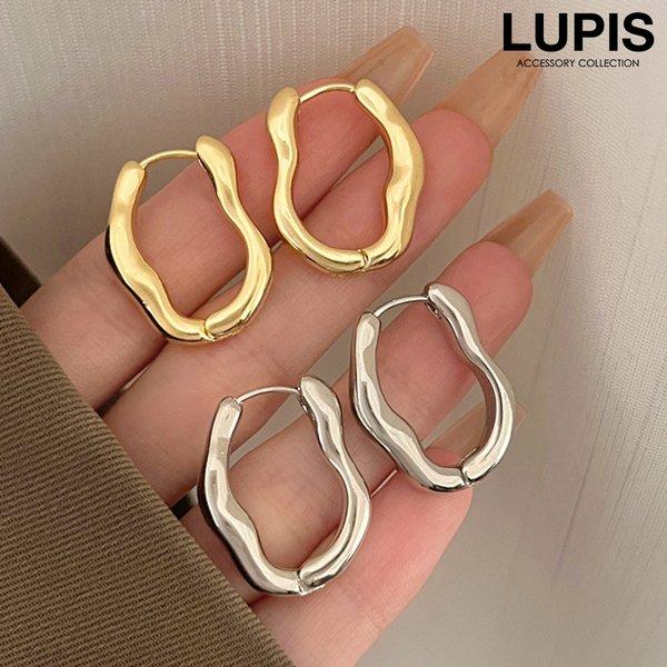 ピアス フープピアス メタル 変形 ニュアンス こなれ感 上品 華やか デイリー オケージョン シン...