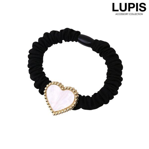 ヘアアクセサリー ヘアゴム ハート マーブル シンプル ガーリー 上品 まとめ髪 ポニー ヘアアレン...