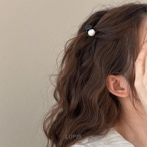 ヘアアクセサリー ヘアクリップ パール プチ ...の詳細画像3