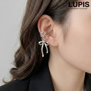 LUPIS（ルピス） イヤリング ノンホールピアス シンプル ストーン 一粒