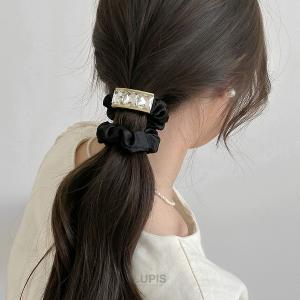ヘアアクセサリー ヘアゴム シュシュ ビジュー...の詳細画像2