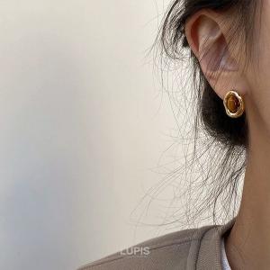 ピアス レディース 変形 ニュアンス モダン ...の詳細画像3