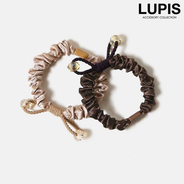 ヘアアクセサリー ヘアゴム リボン くしゅくしゅ ビーズ ヘアアレンジ まとめ髪 こなれ感 おしゃれ...