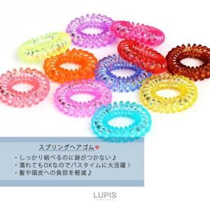 ヘアアクセサリー ヘアゴム スプリング コイル...の詳細画像2