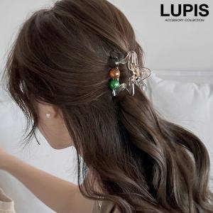 ヘアアクセサリー ヘアクリップ バンスクリップ 小さめ スター 星 クリア かわいい ヘアアレンジ まとめ髪 韓国 ルピス lupis