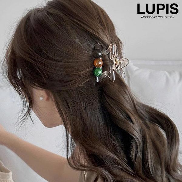 ヘアアクセサリー ヘアクリップ バンスクリップ 小さめ スター 星 クリア かわいい ヘアアレンジ ...
