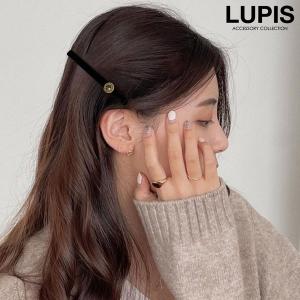 ヘアアクセサリー ヘアクリップ ベロア シンプル アンティーク モード クラシカル 大人っぽ シック 上品 ヘアアレンジ 韓国 韓国っぽ lupis ルピス｜LUPIS Yahoo!店