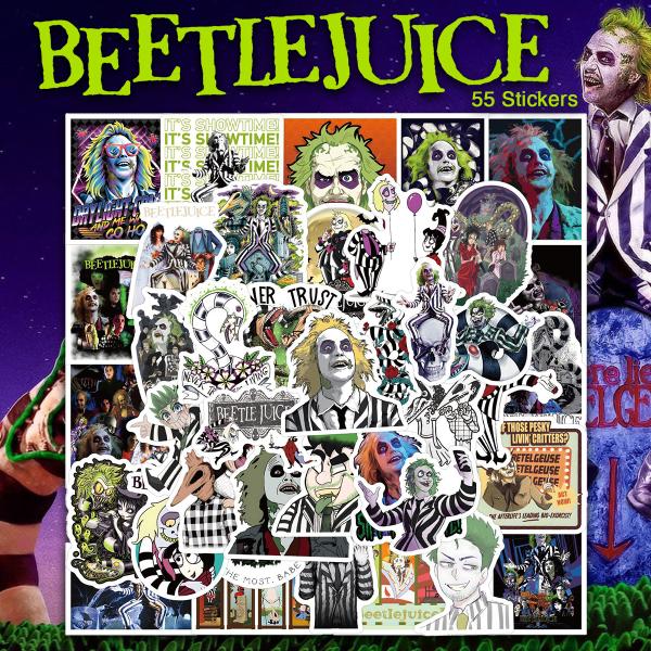 Beetle Juice ビートルジュース ステッカー 55枚セット PVC 防水 シール クラシッ...