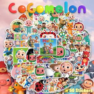 ココメロン ステッカー 50枚セット PVC 防水 シール CoComelon 子守唄 子供 幼児 英語 学習 教育 キャラクター アニメ スーツケース MacBook